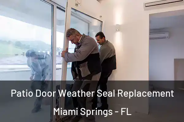 Patio Door Weather Seal Replacement Miami Springs - FL